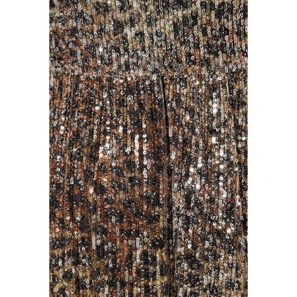 Jonathan Simkhai Emmy Gold Sequined Cocktail midi Dress XS - Picture 6 of 11